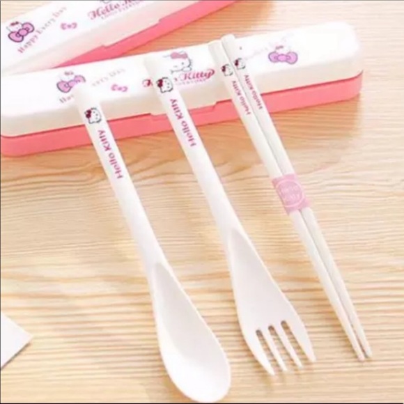 ⭐️Hello kitty utensil Set - Picture 2 of 4